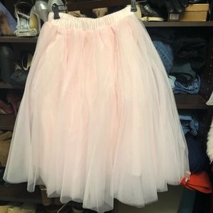 Pink tutu skirt tulle